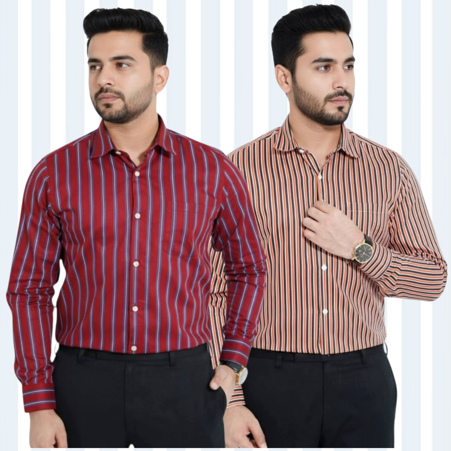 Stripe Full Sleeve Shirt