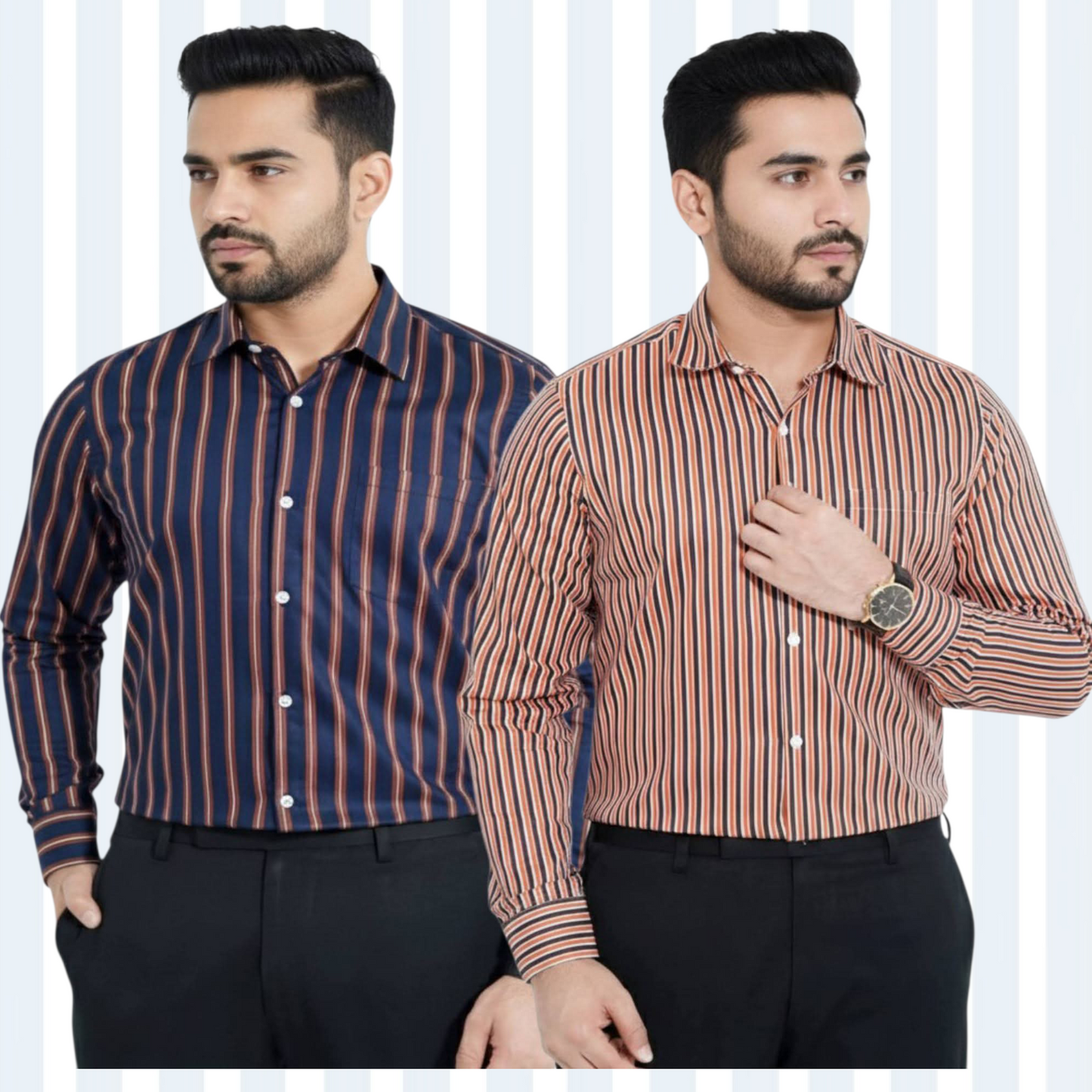 Stripe Full Sleeve Shirt