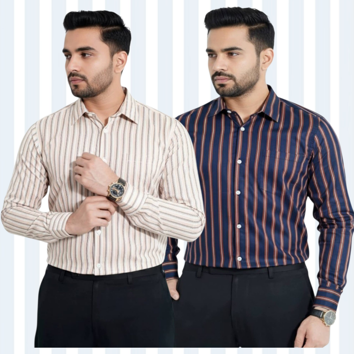 Stripe Full Sleeve Shirt