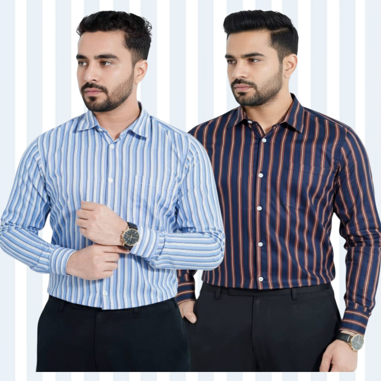 Stripe Full Sleeve Shirt