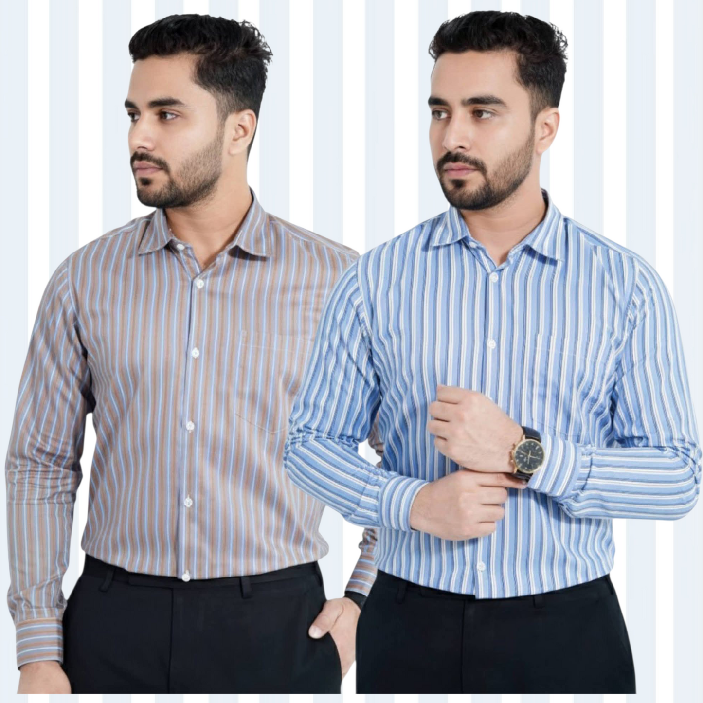 Stripe Full Sleeve Shirt