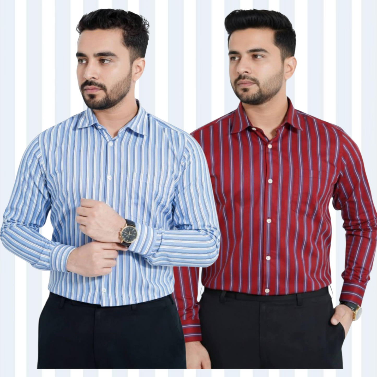 Stripe Full Sleeve Shirt