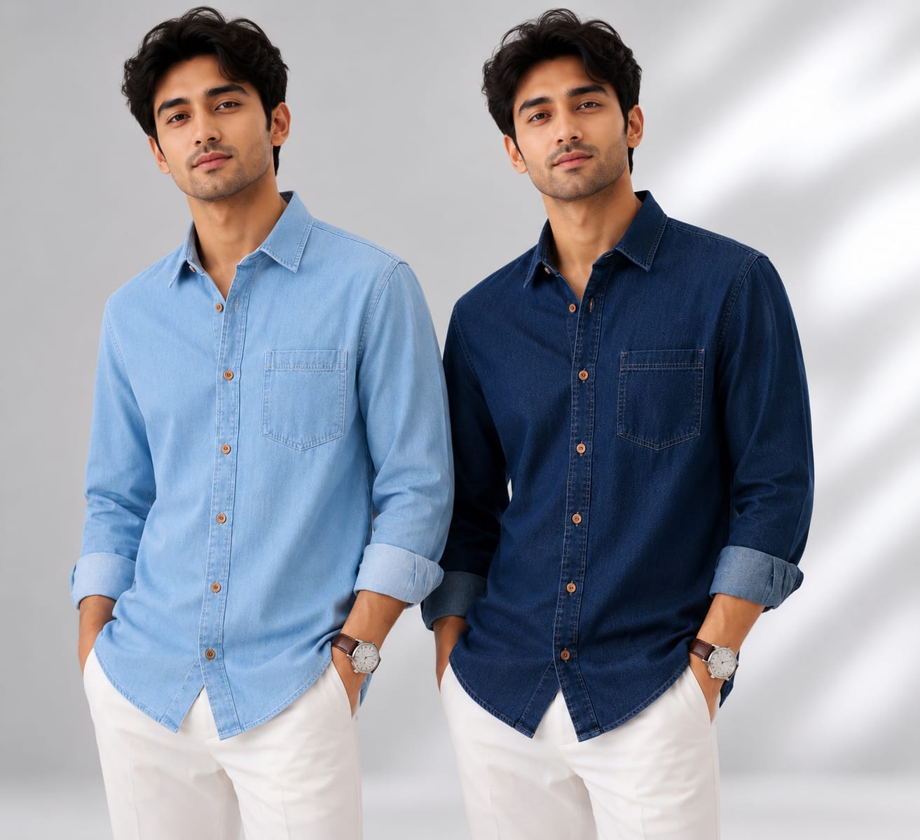 Soft Denim Summer Shirt