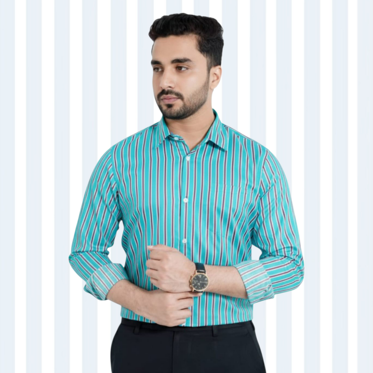 Stripe Full Sleeve Shirt