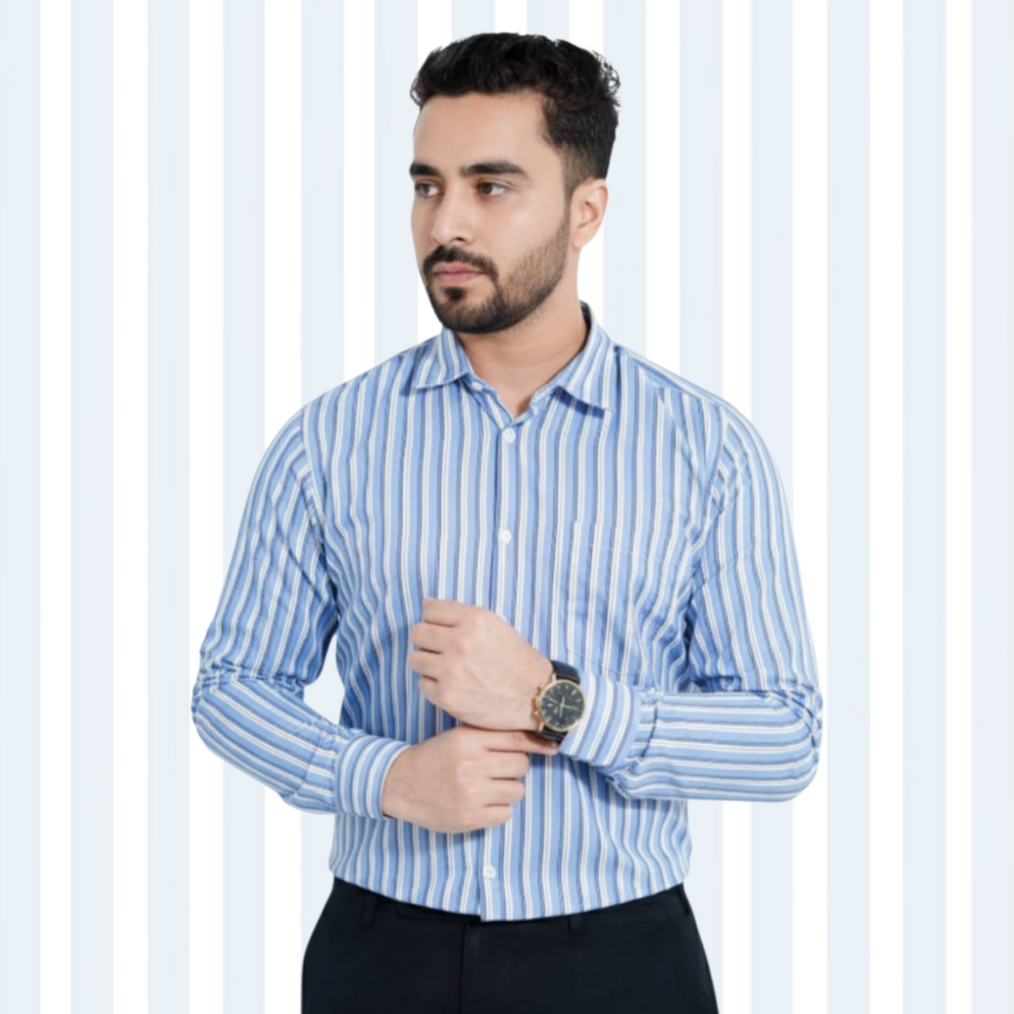 Stripe Full Sleeve Shirt