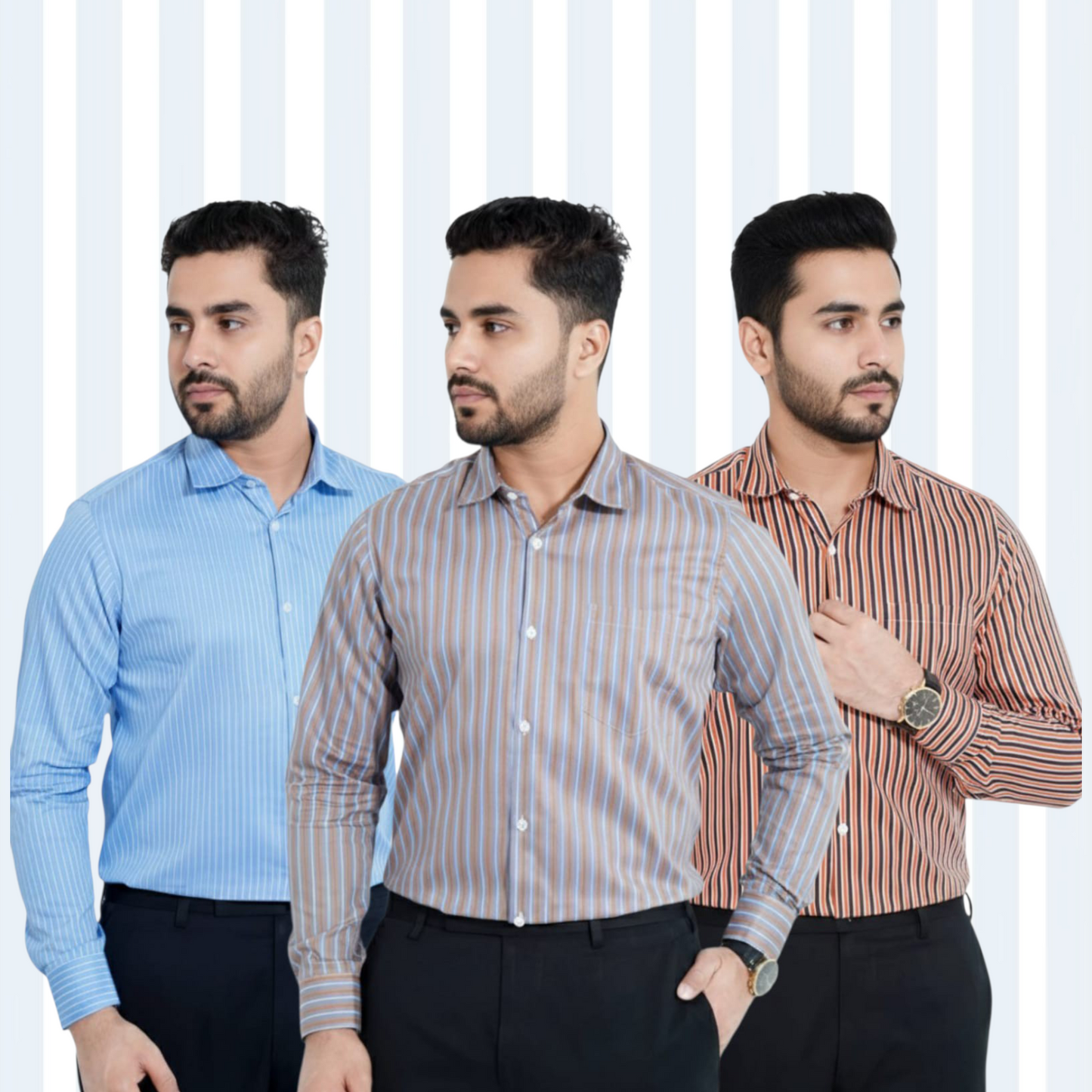 Stripe Full Sleeve Shirt