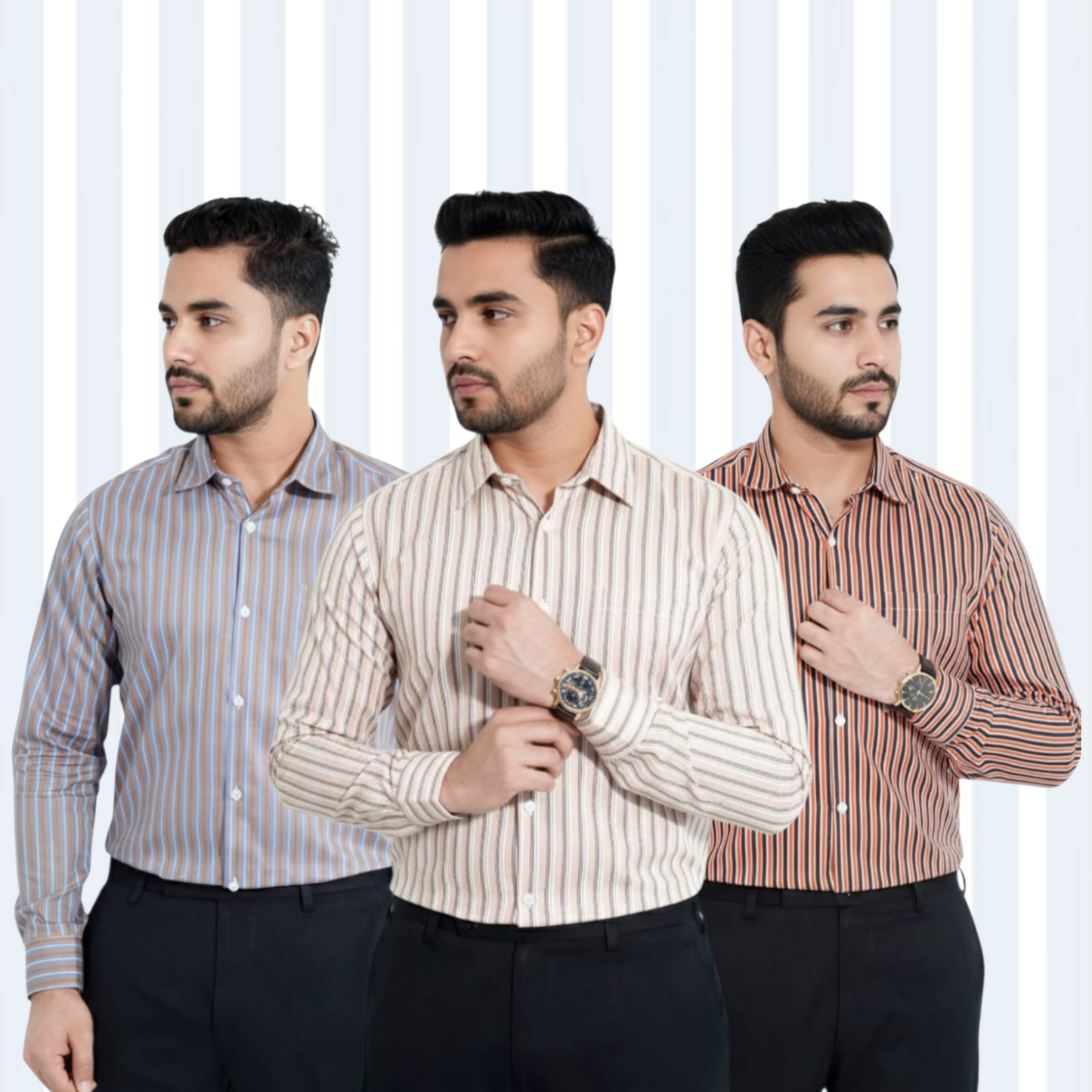 Stripe Full Sleeve Shirt