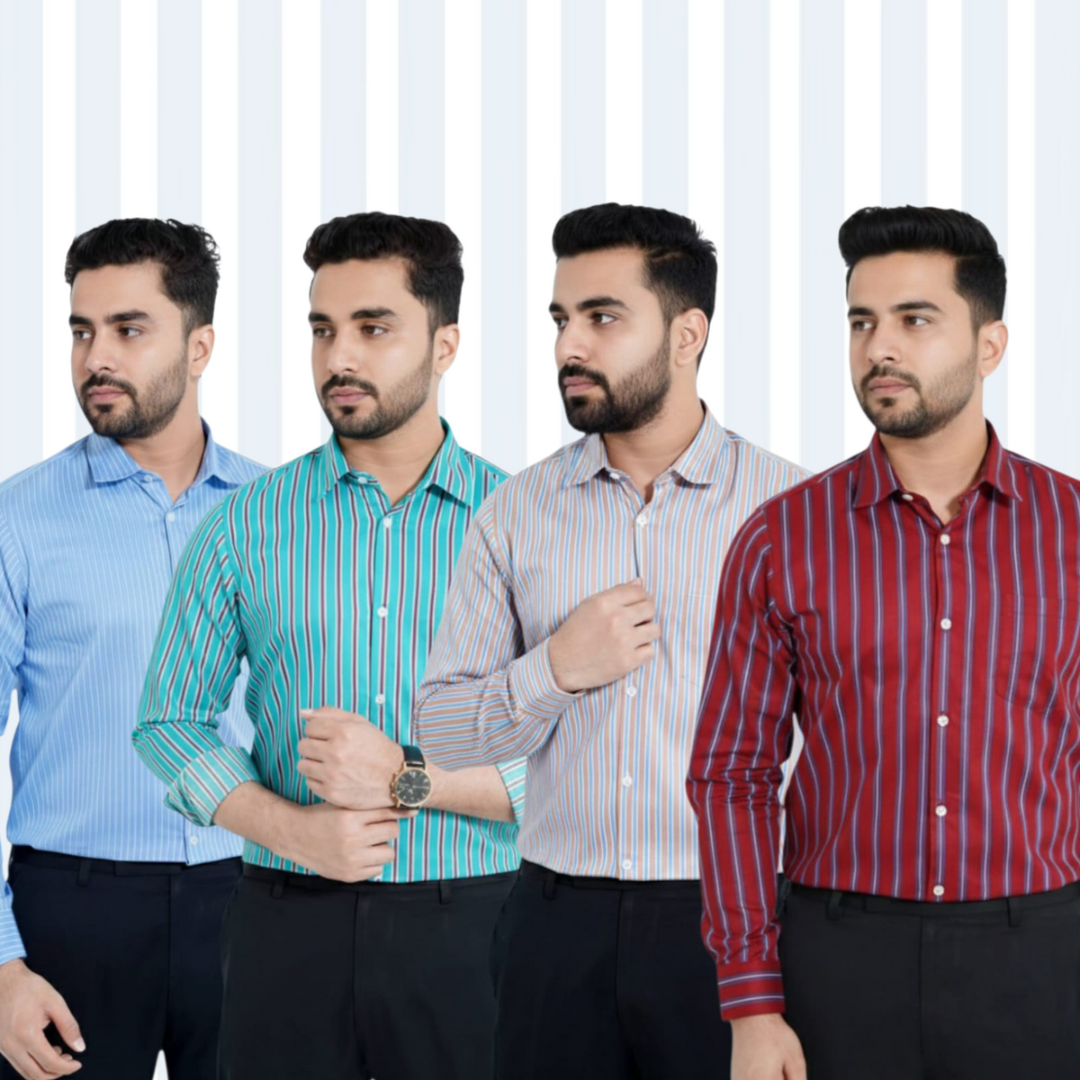 Stripe Full Sleeve Shirt