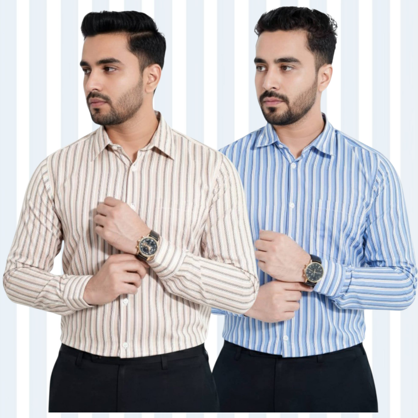 Stripe Full Sleeve Shirt