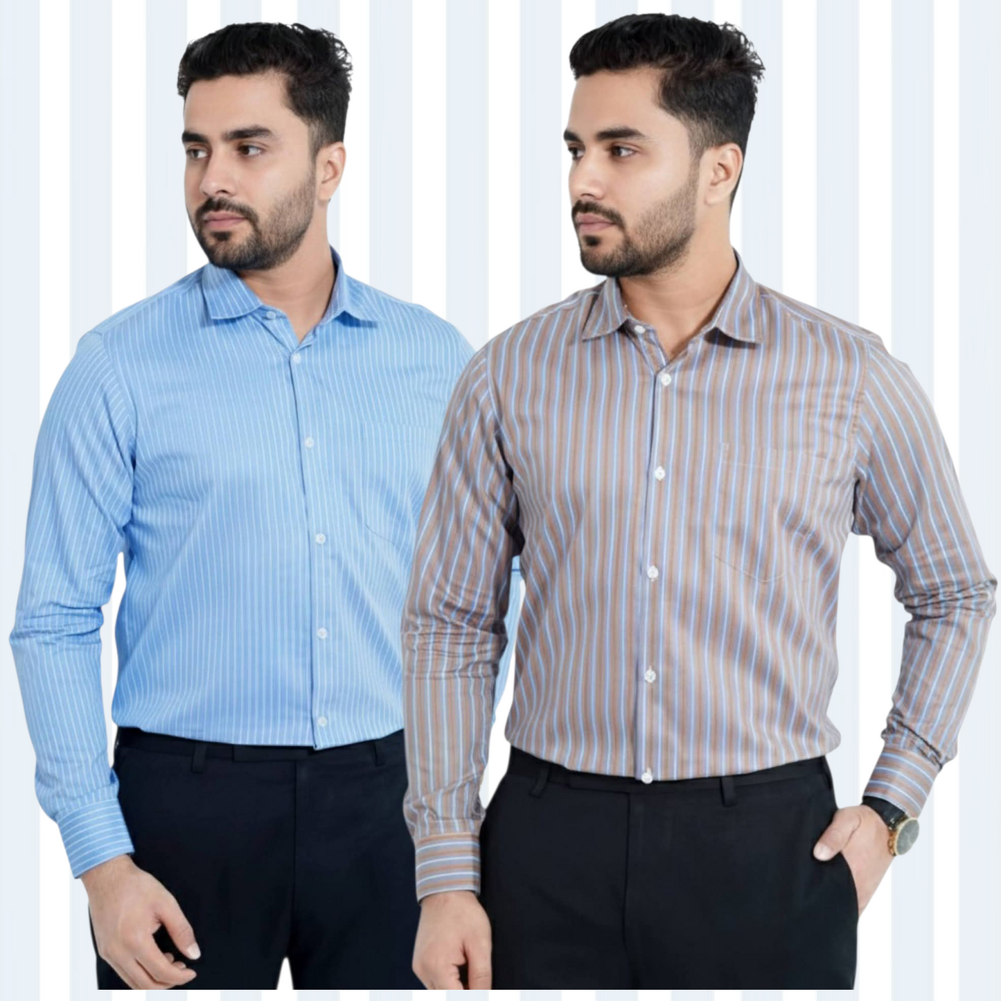 Stripe Full Sleeve Shirt