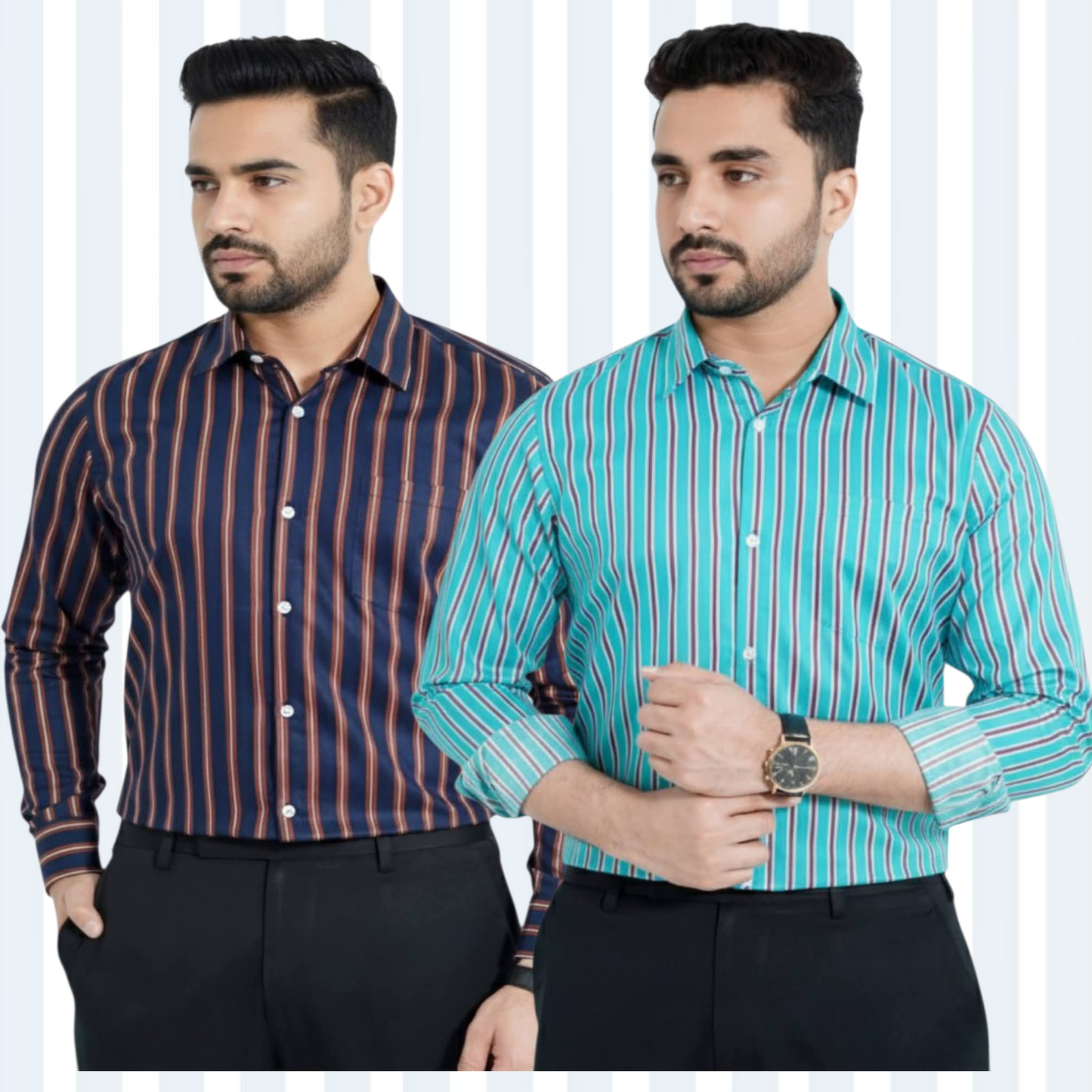 Stripe Full Sleeve Shirt
