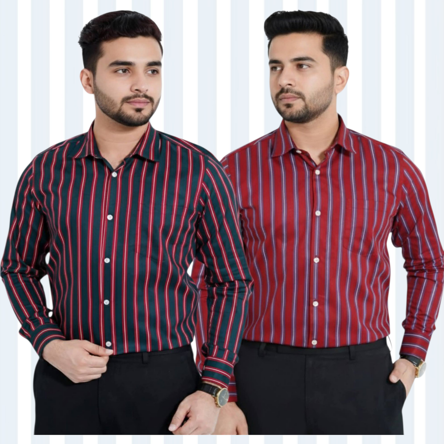 Stripe Full Sleeve Shirt