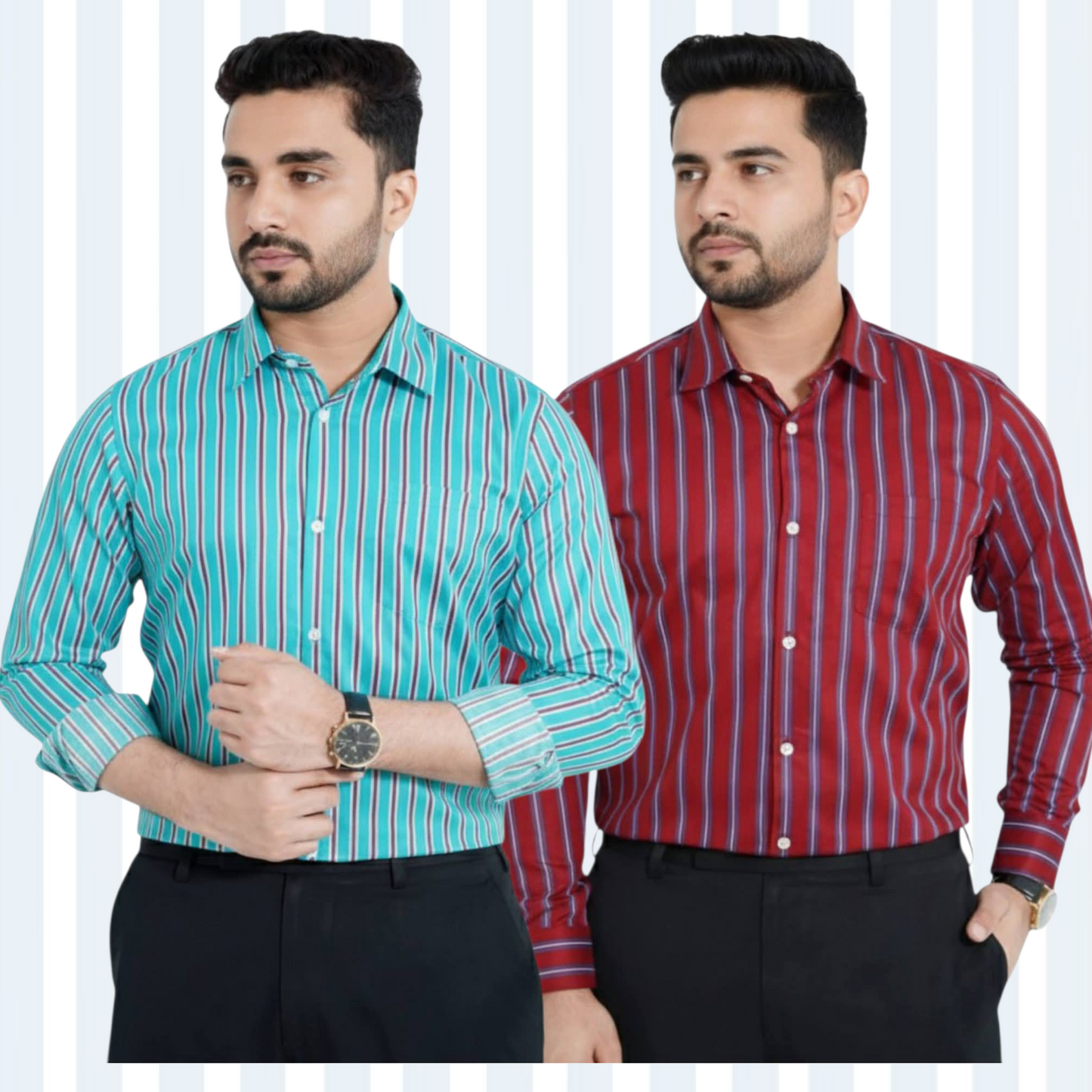 Stripe Full Sleeve Shirt