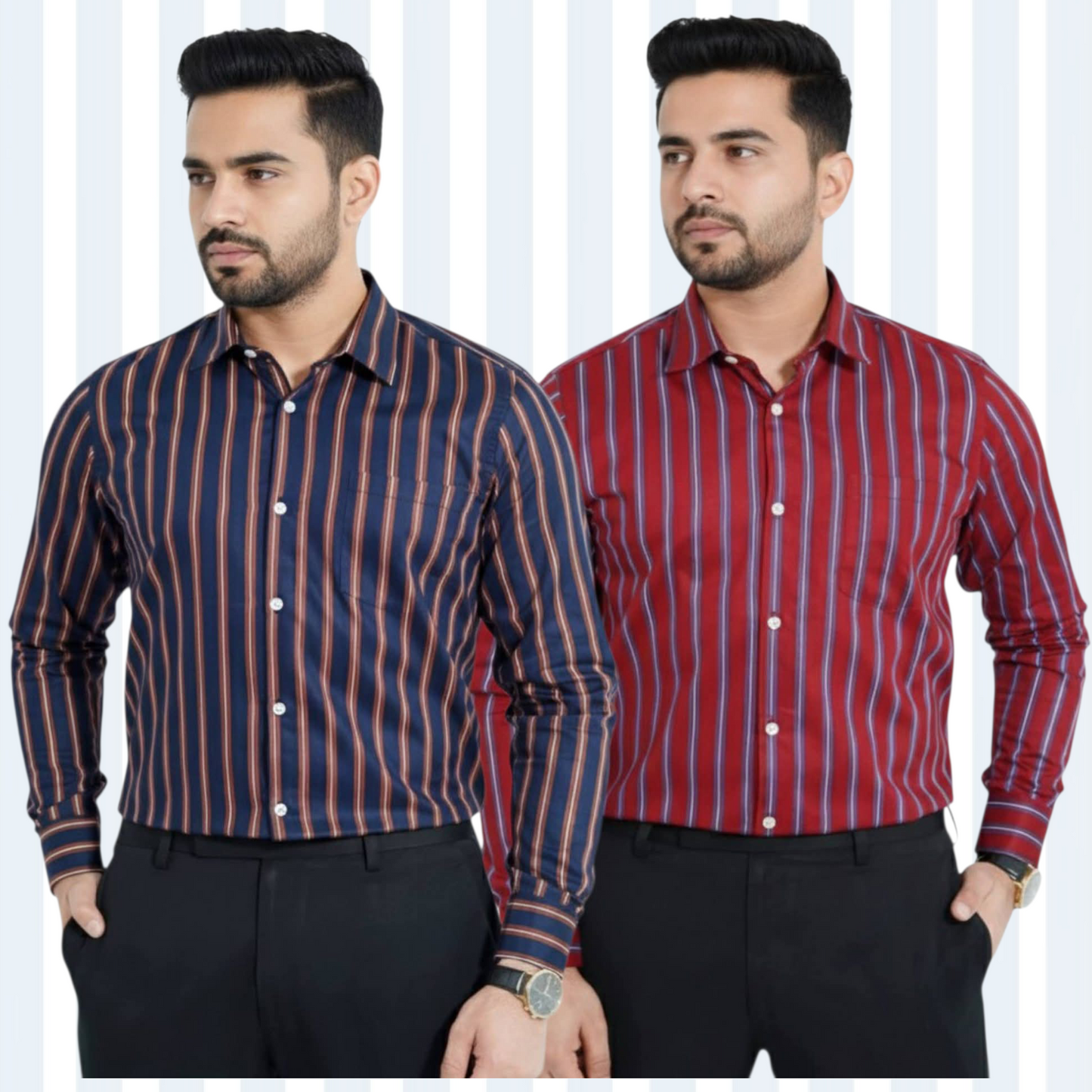 Stripe Full Sleeve Shirt