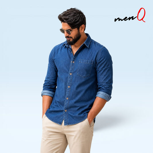 Summer-Wash Denim Shirt