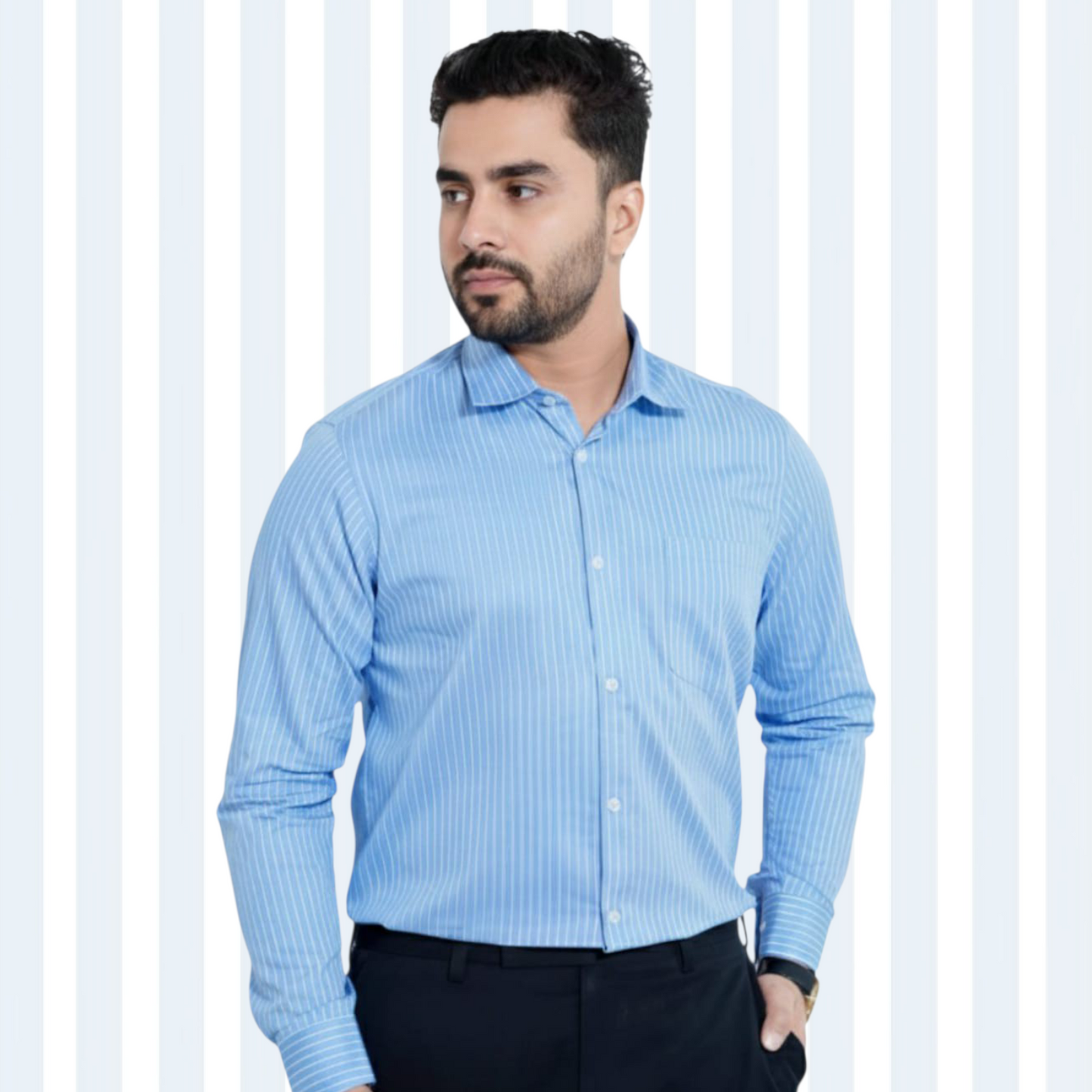 Stripe Full Sleeve Shirt