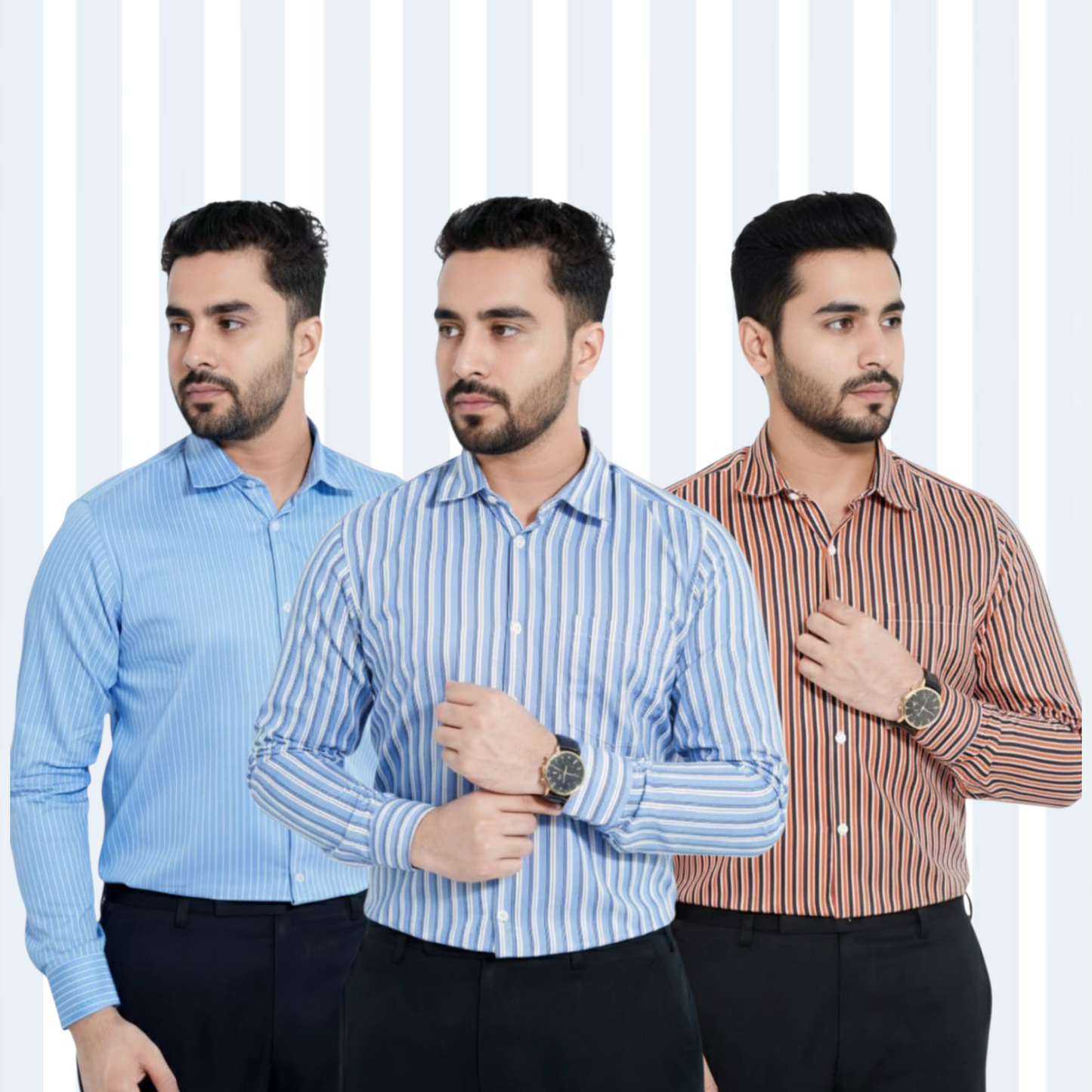 Stripe Full Sleeve Shirt