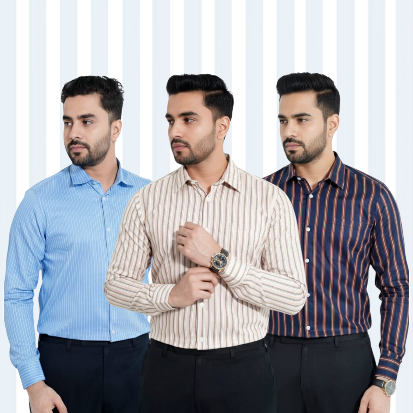 Stripe Full Sleeve Shirt