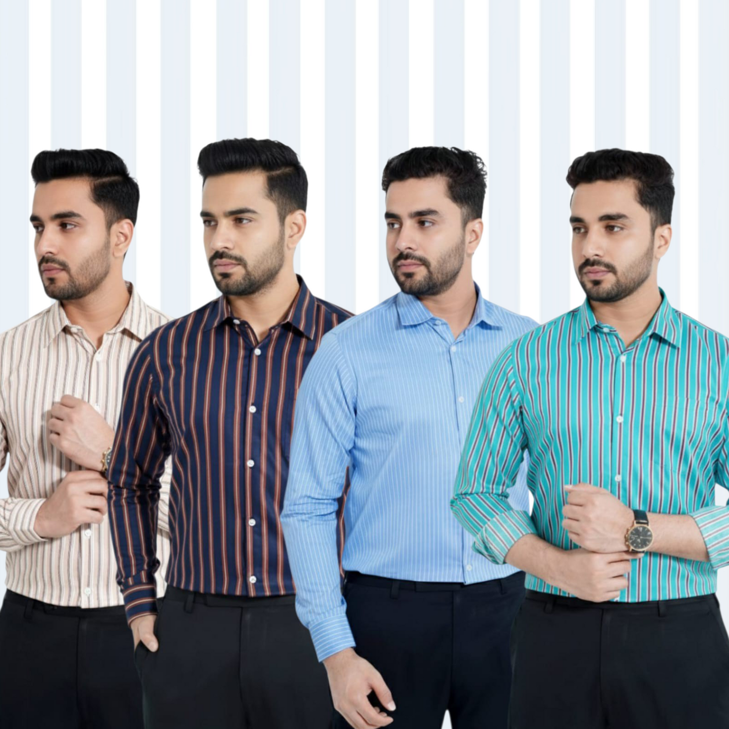 Stripe Full Sleeve Shirt