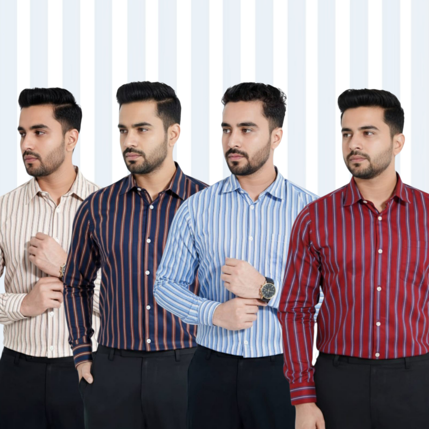 Stripe Full Sleeve Shirt
