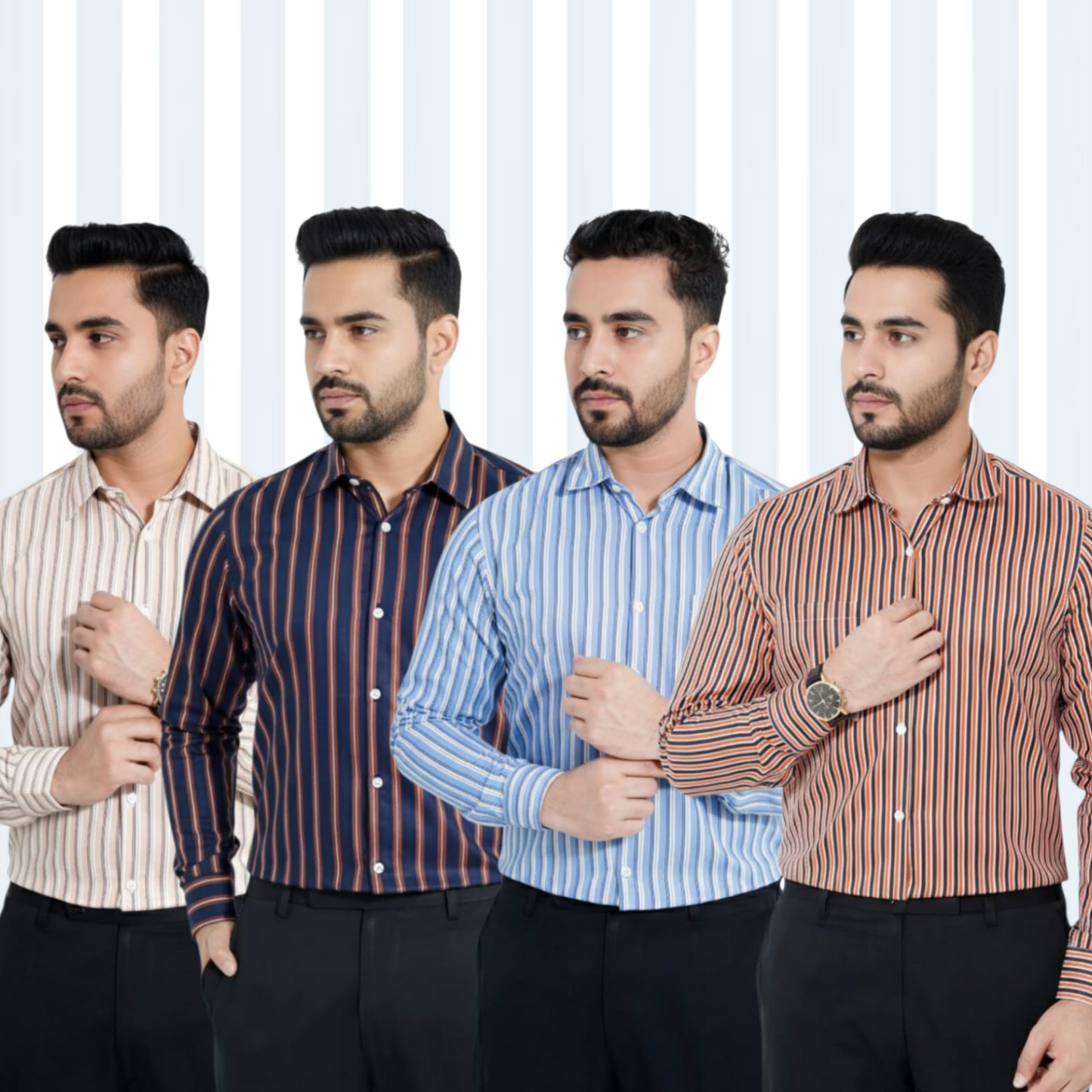 Stripe Full Sleeve Shirt