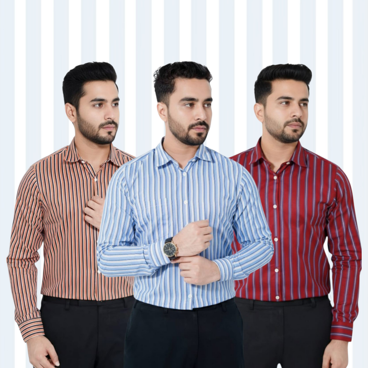 Stripe Full Sleeve Shirt